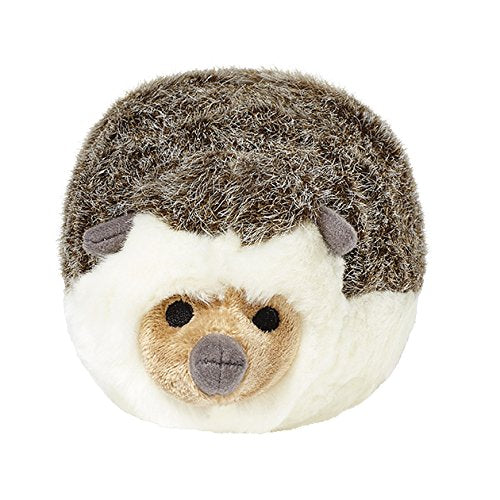 Fluff & Tuff Harriet Hedgehog 8in closeup eyes highlight embroidered safety for gentle puppy companionship