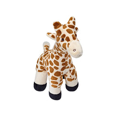 Fluff & Tuff Nelly the Giraffe toy with plush fabric and safe embroidery for interactive play.