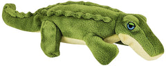 Fluff & Tuff Savannah Baby Gator outer fabric close-up highlights plush texture for cozy snuggle sessions.