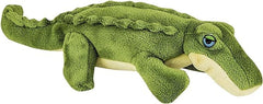 Fluff & Tuff Savannah Baby Gator seam-detailed construction enhances durability during playful tugging.