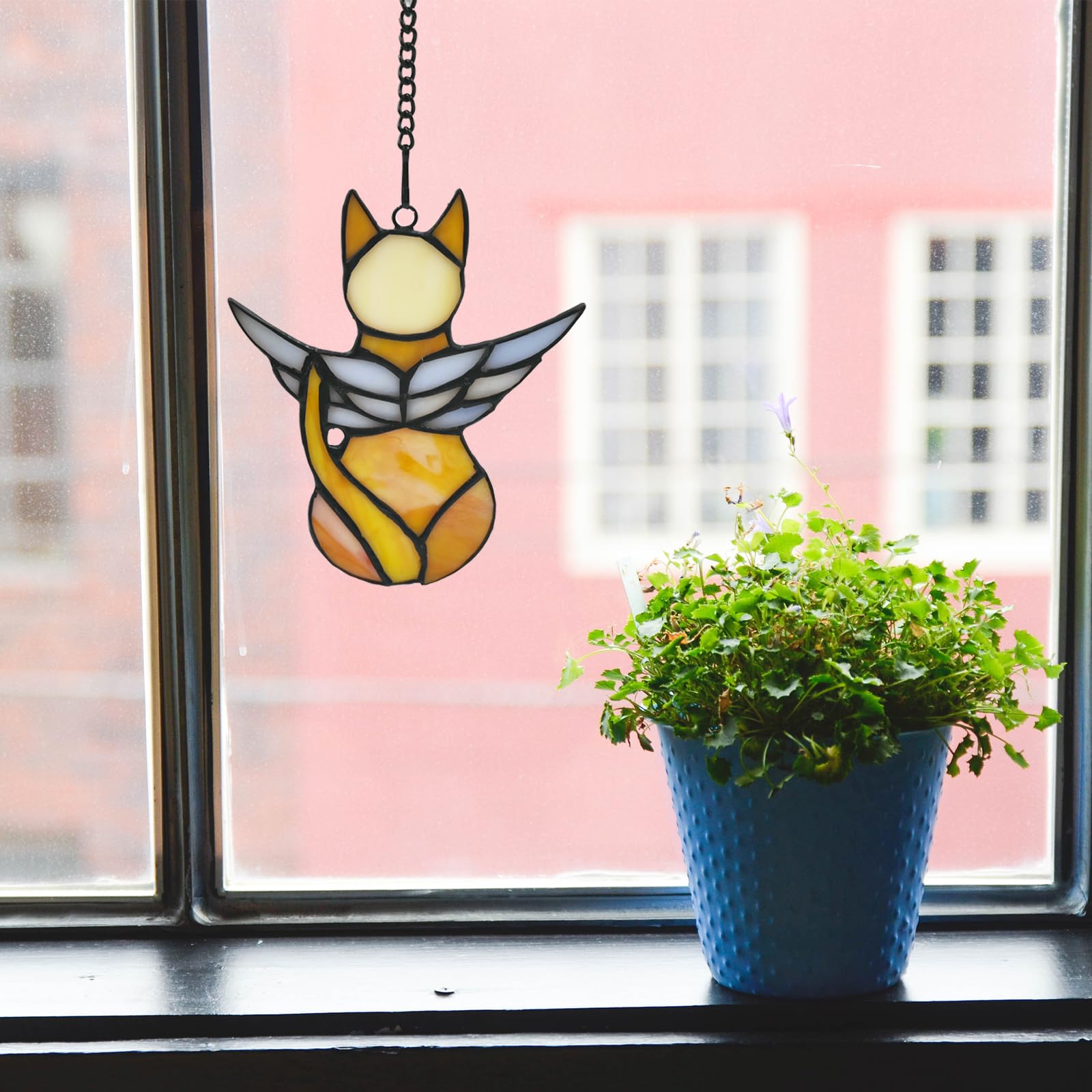 Fluffycaptain suncatcher brightens windows with sunlit display for cheerful home decor.