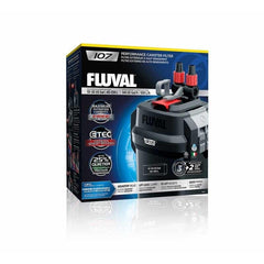 Fluval 107 maintenance kit ceramic shaft shown supporting durable motor operation.