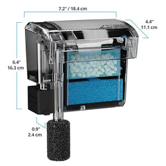 Fluval AC50 filter media basket detail supports reliable, customizable filtration.