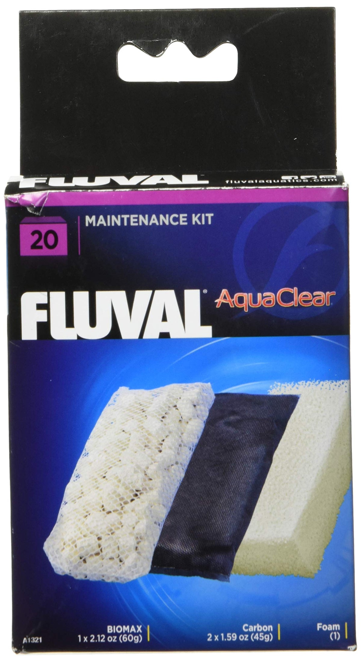 Fluval Biomax filter insert promotes beneficial bacteria for biological filtration in aquariums.