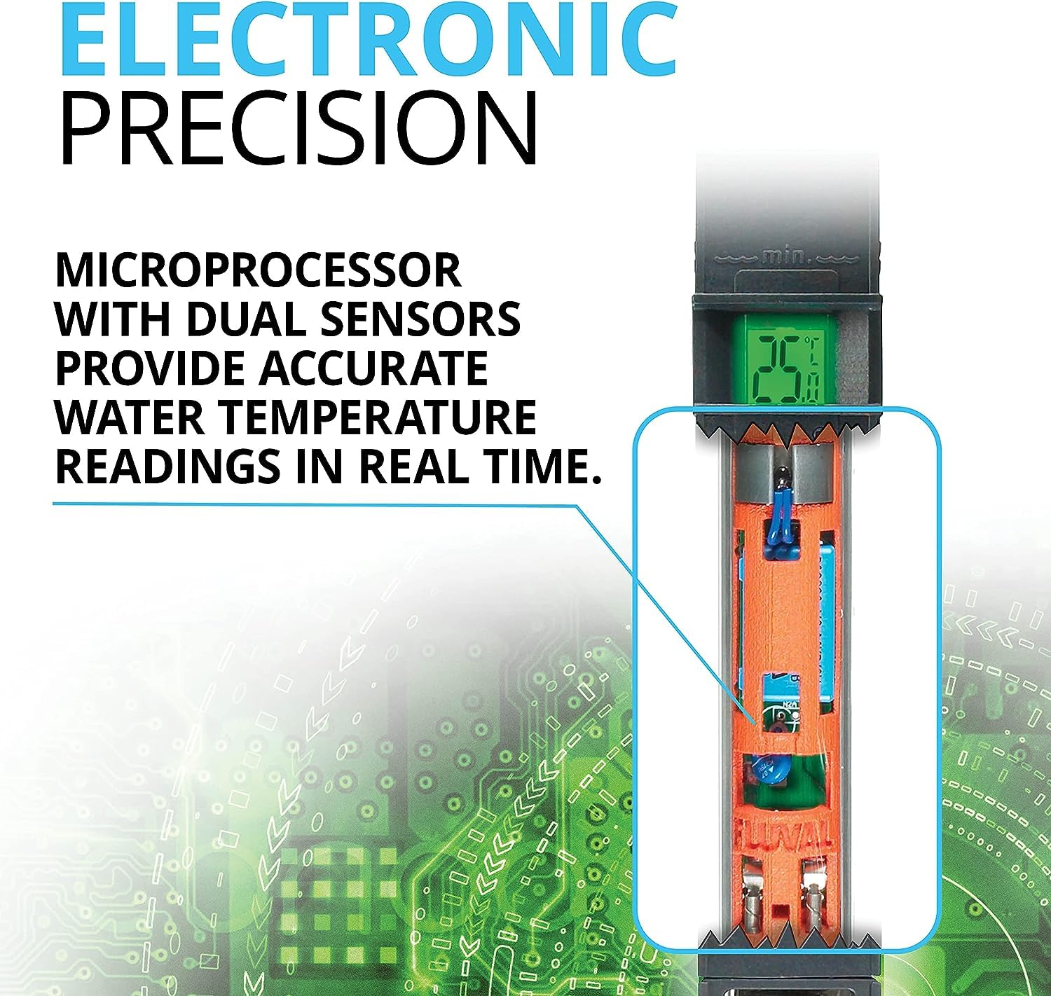 Fluval E100Watt heater real-time monitoring supports reliable warmth for sensitive species.
