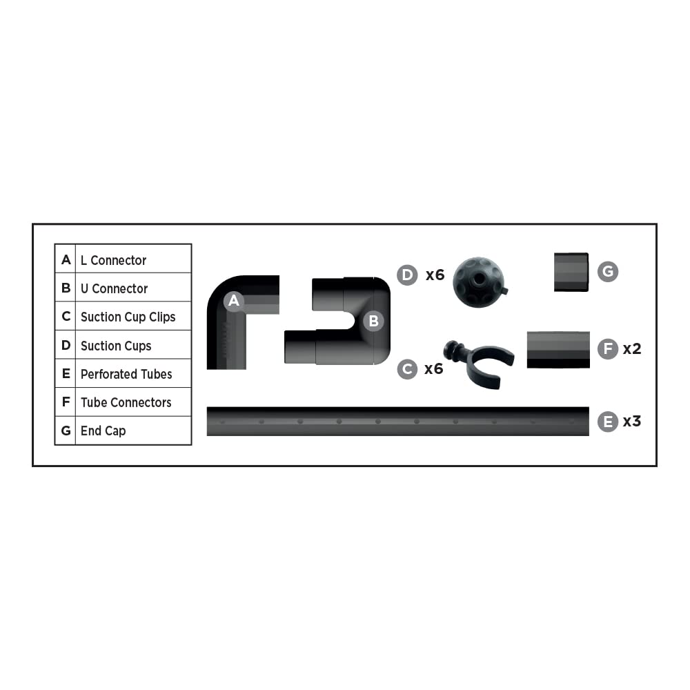 Fluval FX Spray Bar Kit oxygen diffusion promotes healthier aquarium aeration.