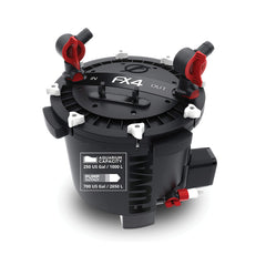 Fluval FX4 front view pump powers high-flow filtration for large tanks.
