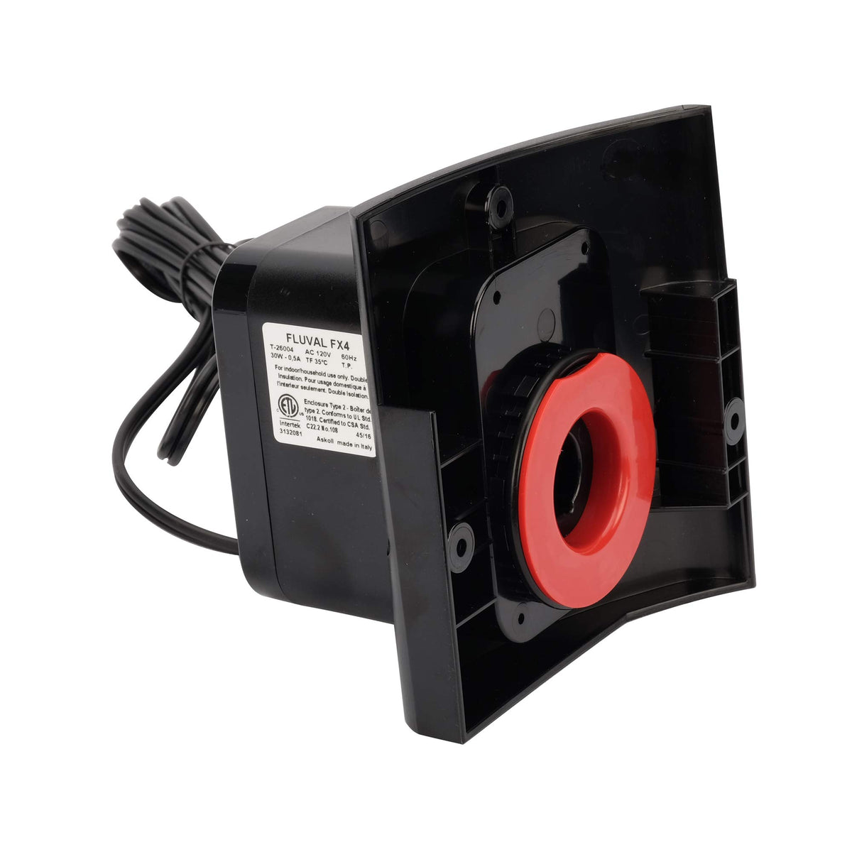 Fluval FX4 motor unit demonstrates an easy-to-use design for fast setup and reliable filtration.