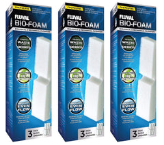 Fluval FX5 filter foam block showcasing the nine pad set for enhanced filtration.