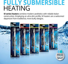 Fluval M100 mirror-technology highlights blending with the tank while maintaining clean aesthetics.