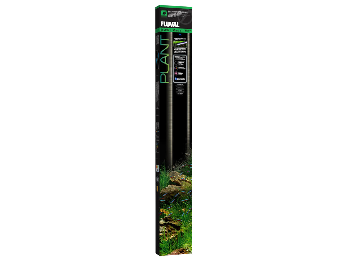 Fluval Plant 3.0 LED full-spectrum bands enhance vibrant growth for lush aquatic plants.