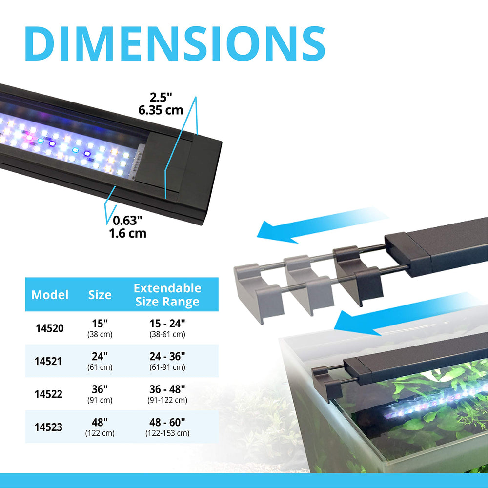 Fluval Plant 3.0 LED habitat Planted ideal for lush aquascapes
