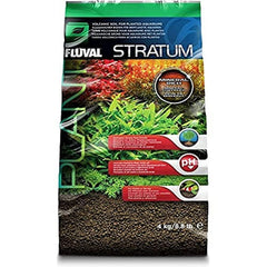 Fluval Plant and Shrimp Stratum closeup of grainy substrate promoting healthy plant growth.