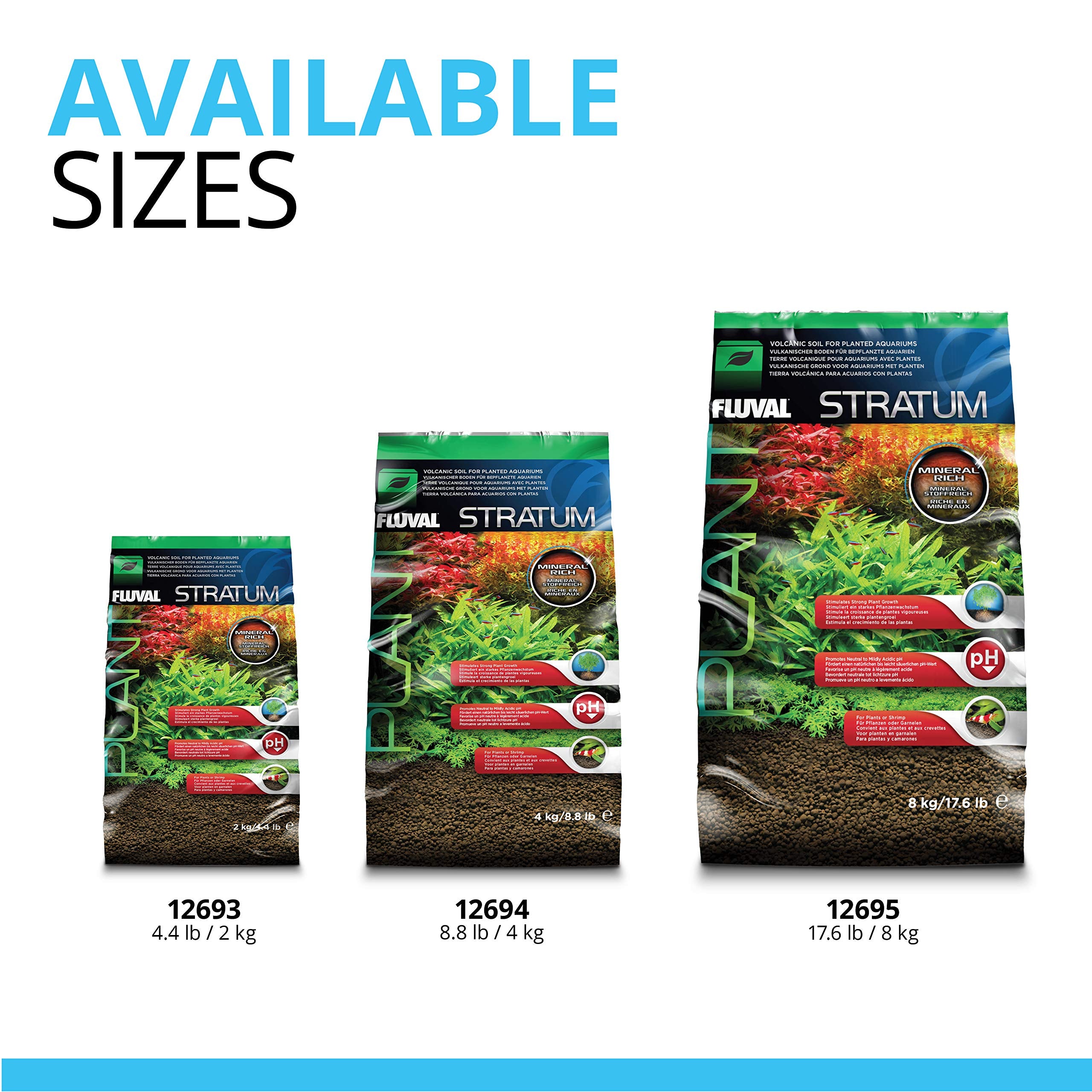Fluval Plant and Shrimp Stratum maintains water clarity by reducing discoloration in freshwater tanks.