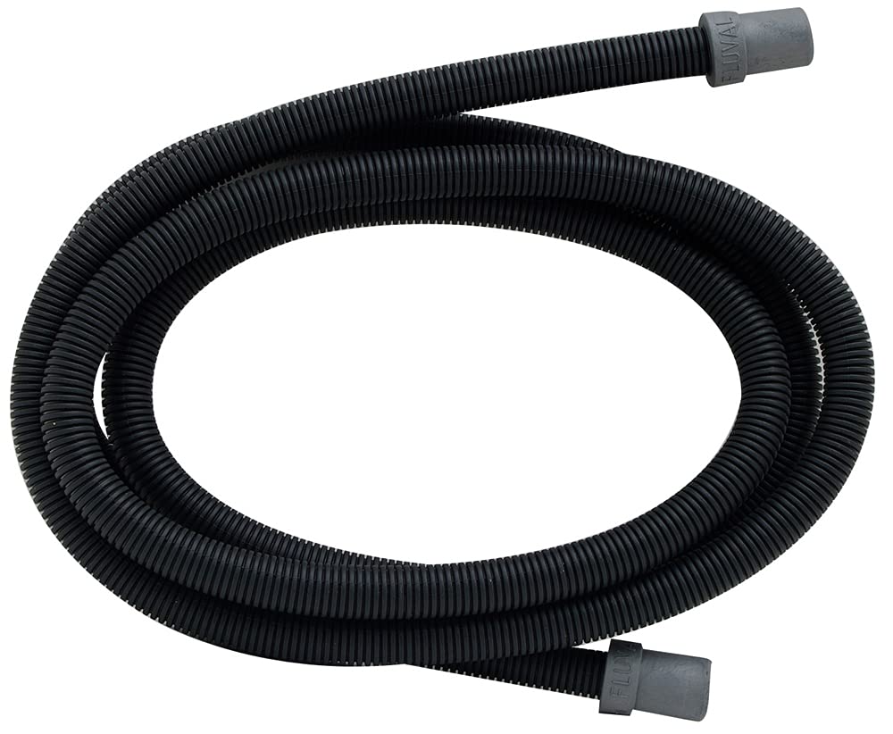 Fluval ribbed hosing packaging highlights easy installation instructions