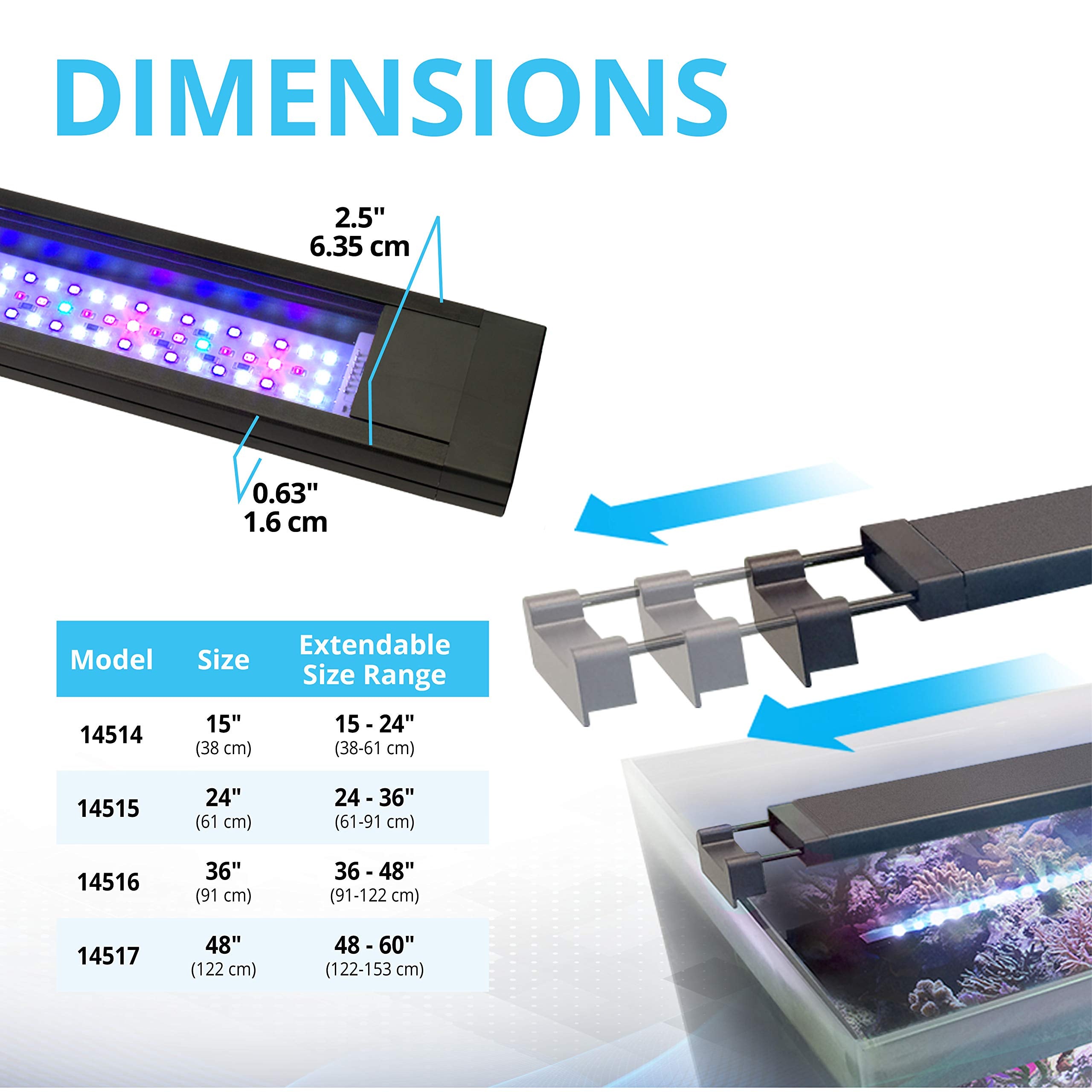 Fluval Sea Marine 3.0 LED app control interface on mobile.