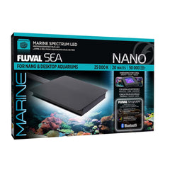 Fluval SEA Marine Nano LED closeup LEDs showcasing wide 120-degree coverage for nano tanks