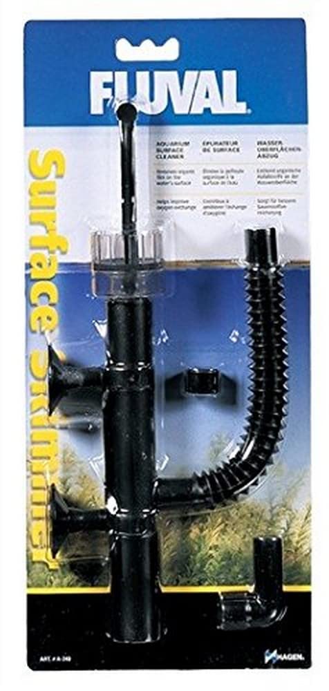 Fluval Surface Skimmer on aquarium edge improving surface water quality and oxygen exchange