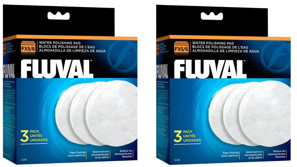 Fluval Water Polishing Pad FX5 traps micro particles to improve post-maintenance water clarity