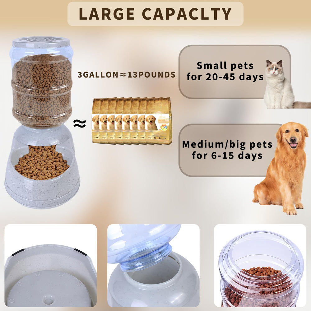 Flying Dove automatic dog feeder non-slip base keeps it steady.