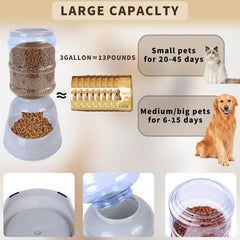 Flying Dove automatic dog feeder non-slip base keeps it steady.