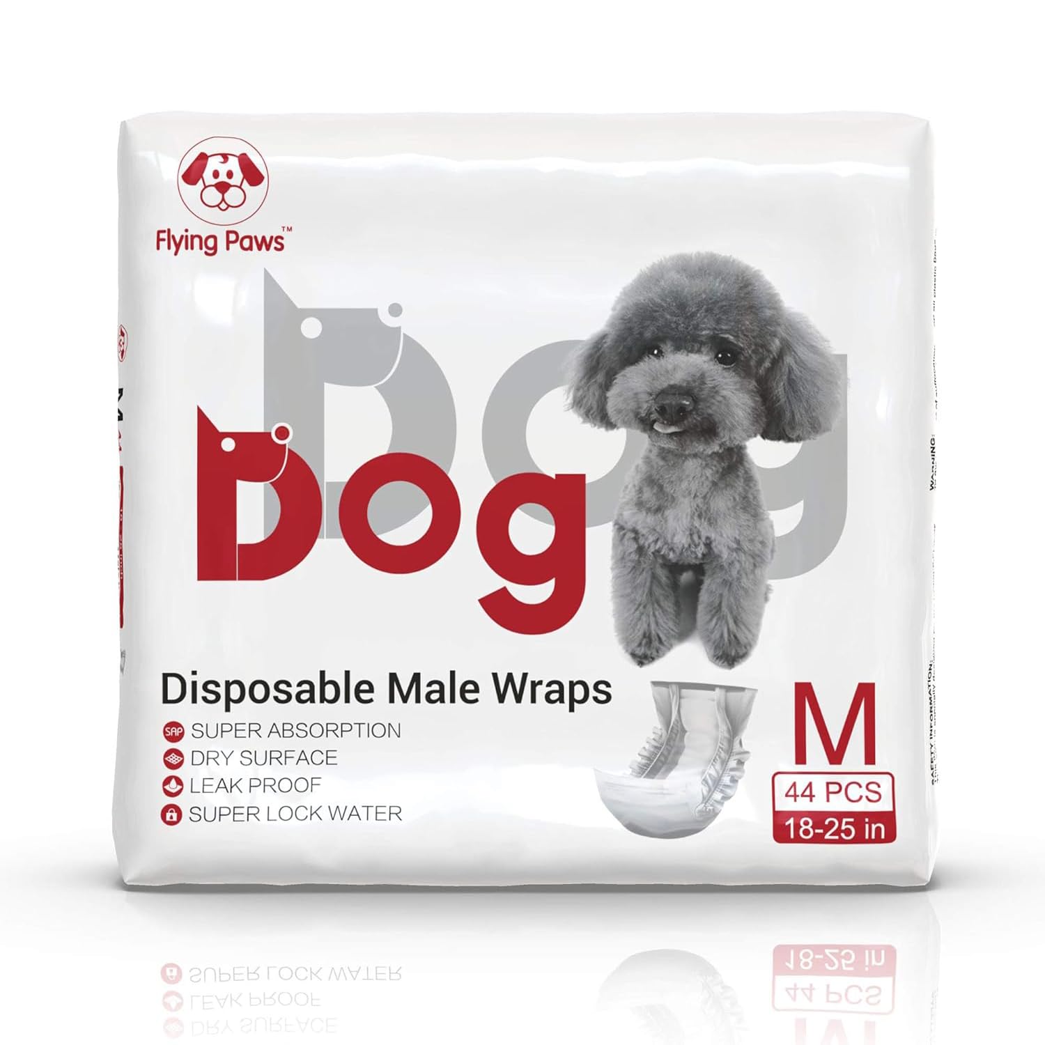 Flying Paws 44-pcs pack emphasizes bulk value and quick replacements