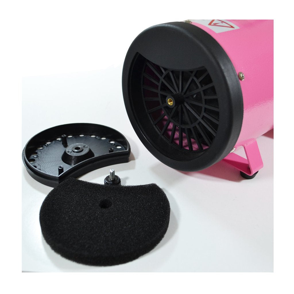 Flying Pig High Velocity Dryer 360-degree nozzle for versatile drying angles.