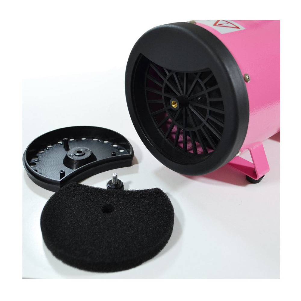 Flying Pig High Velocity Dryer 360-degree nozzle for versatile drying angles.