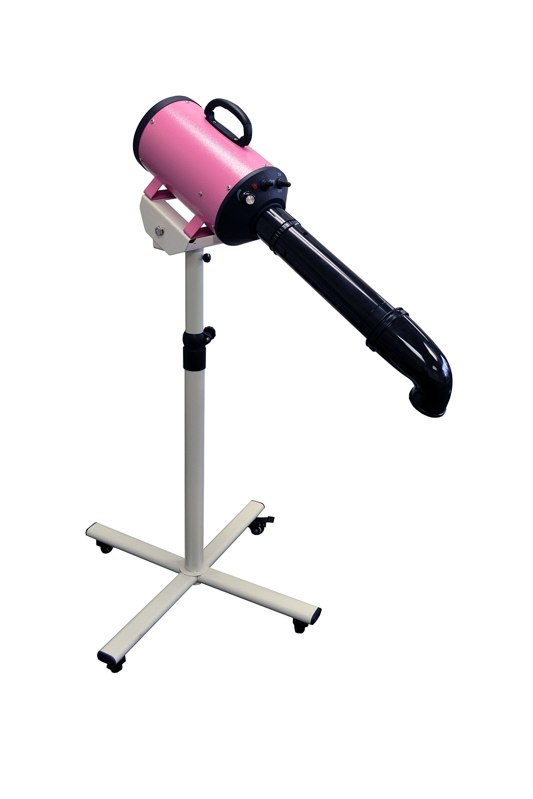 Flying Pig High Velocity Dryer control panel demonstrates adjustable speed and temperature.