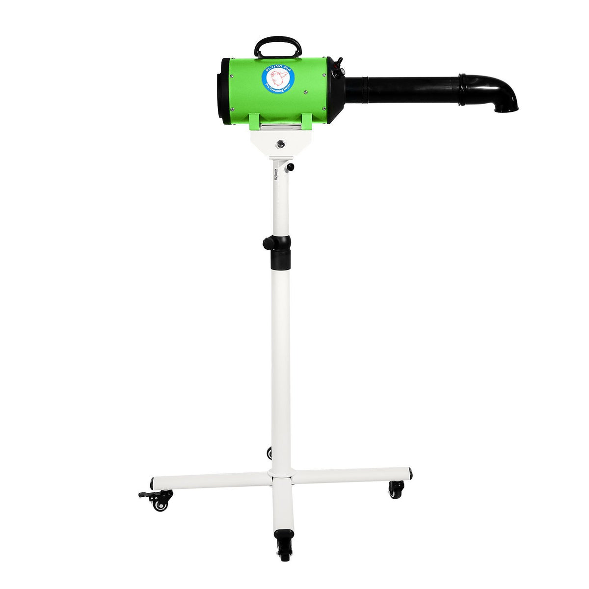 Flying Pig High Velocity Dryer front view shows durable steel shell for long-lasting grooming.