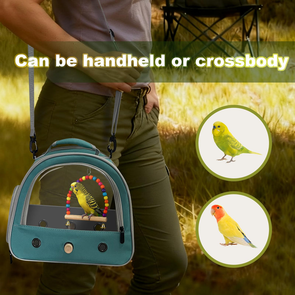 FOCZZU side pocket image showing snack and water storage for pets