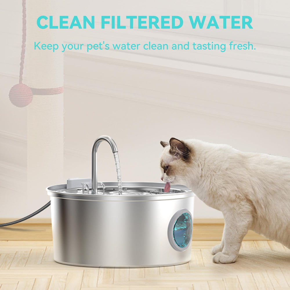 FOFNON-clean-fountain-water-flow captures optimized filtration and steady hydration