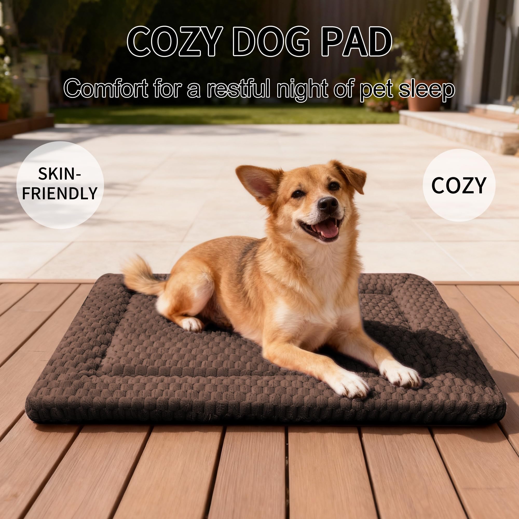 Fogkiss dog bed mat breathable and lightweight for cool, comfy rest.