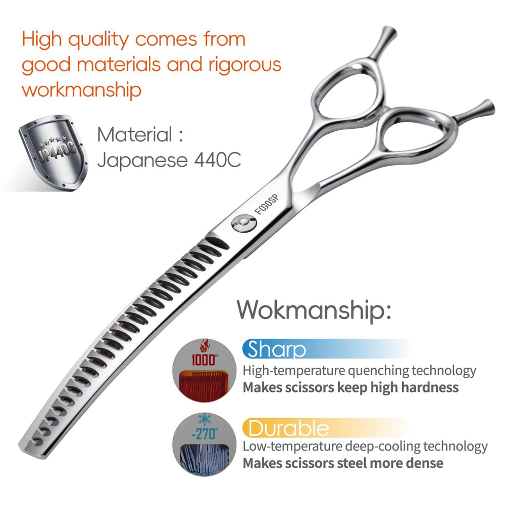 FOGOSP 75% thinning rate reduces bulk while preserving fur integrity.