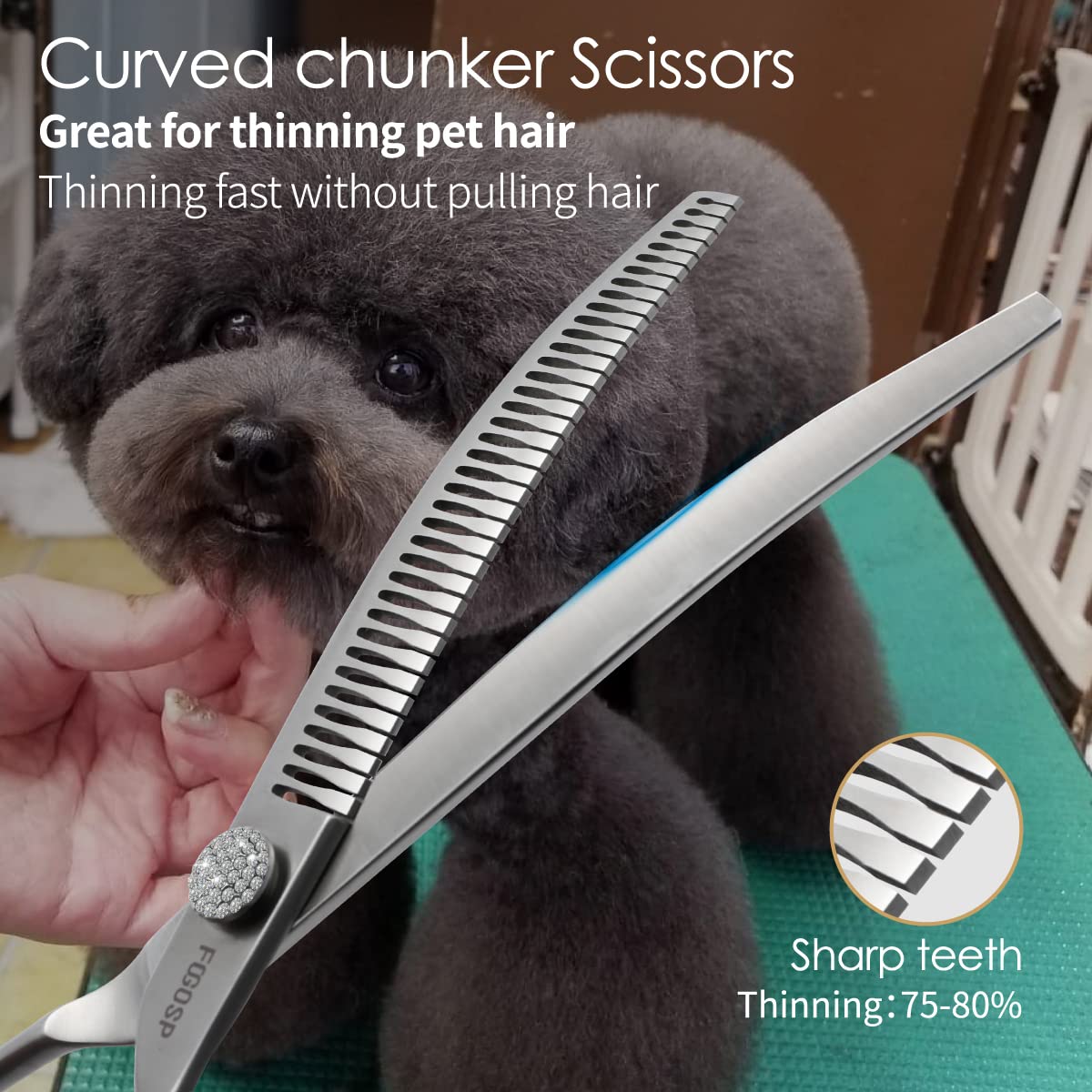 FOGOSP large dog grooming around the abdomen area