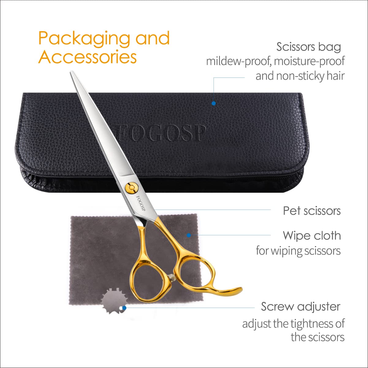 FOGOSP professional-grade grooming tool suitable as a thoughtful pet-care gift.