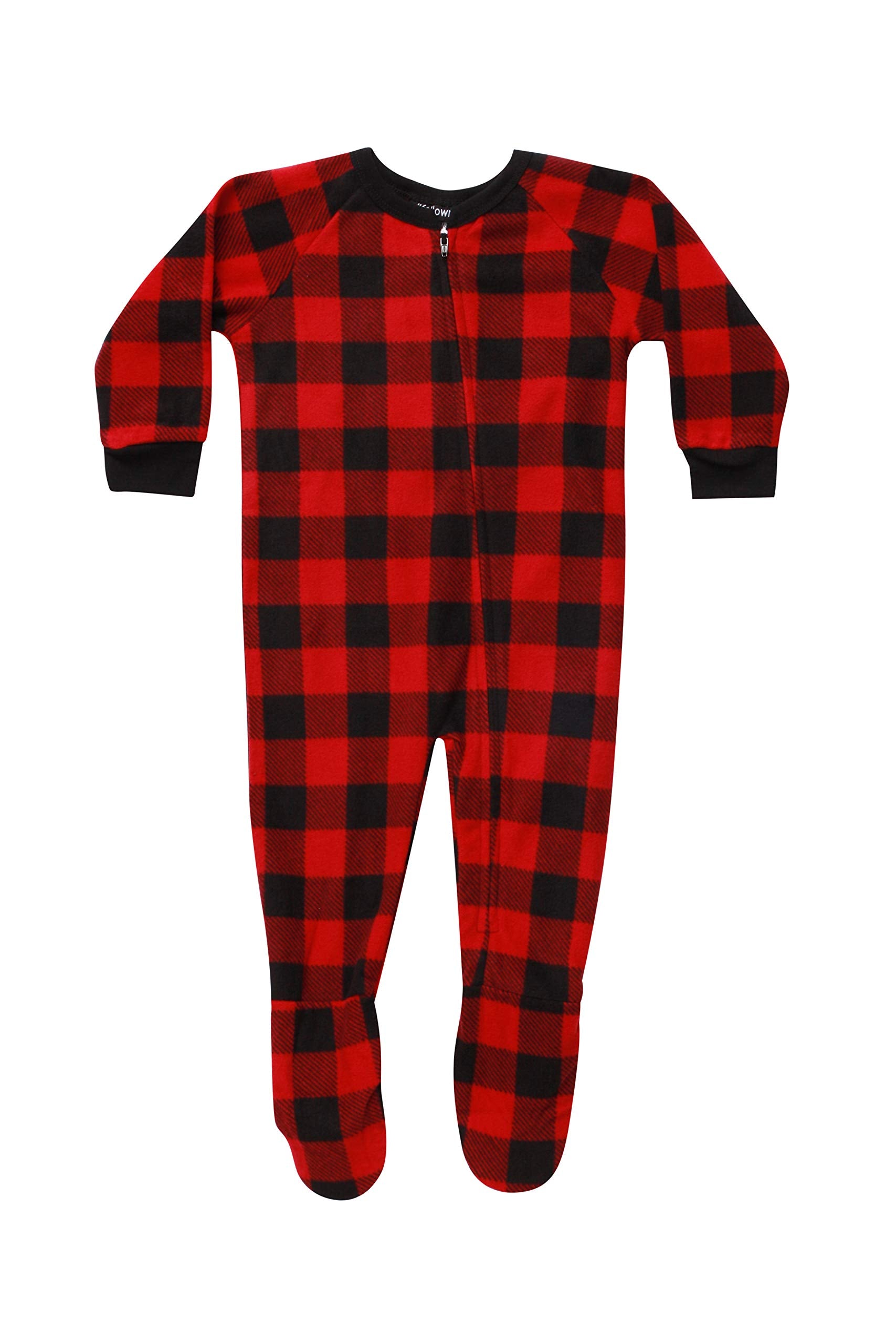 Followme buffalo plaid dog jacket closeup fabric reveals soft microfleece texture and warmth.