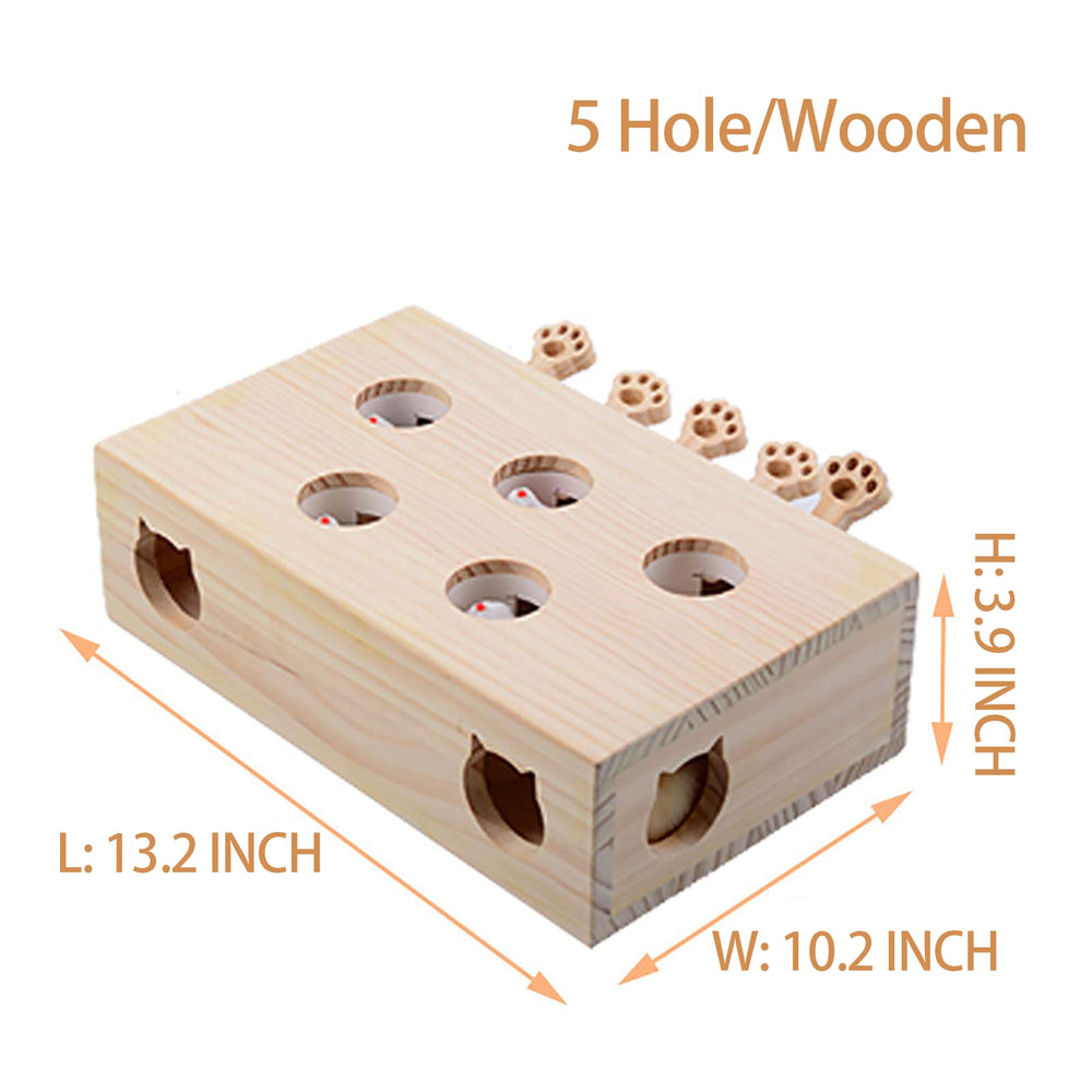 FOOPOMARY natural wood design blends with home decor while stimulating play