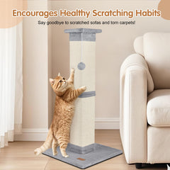 Fopetfy cat-scratching-post-durable-middle-structure emphasizes sturdy support for multi-cat households.