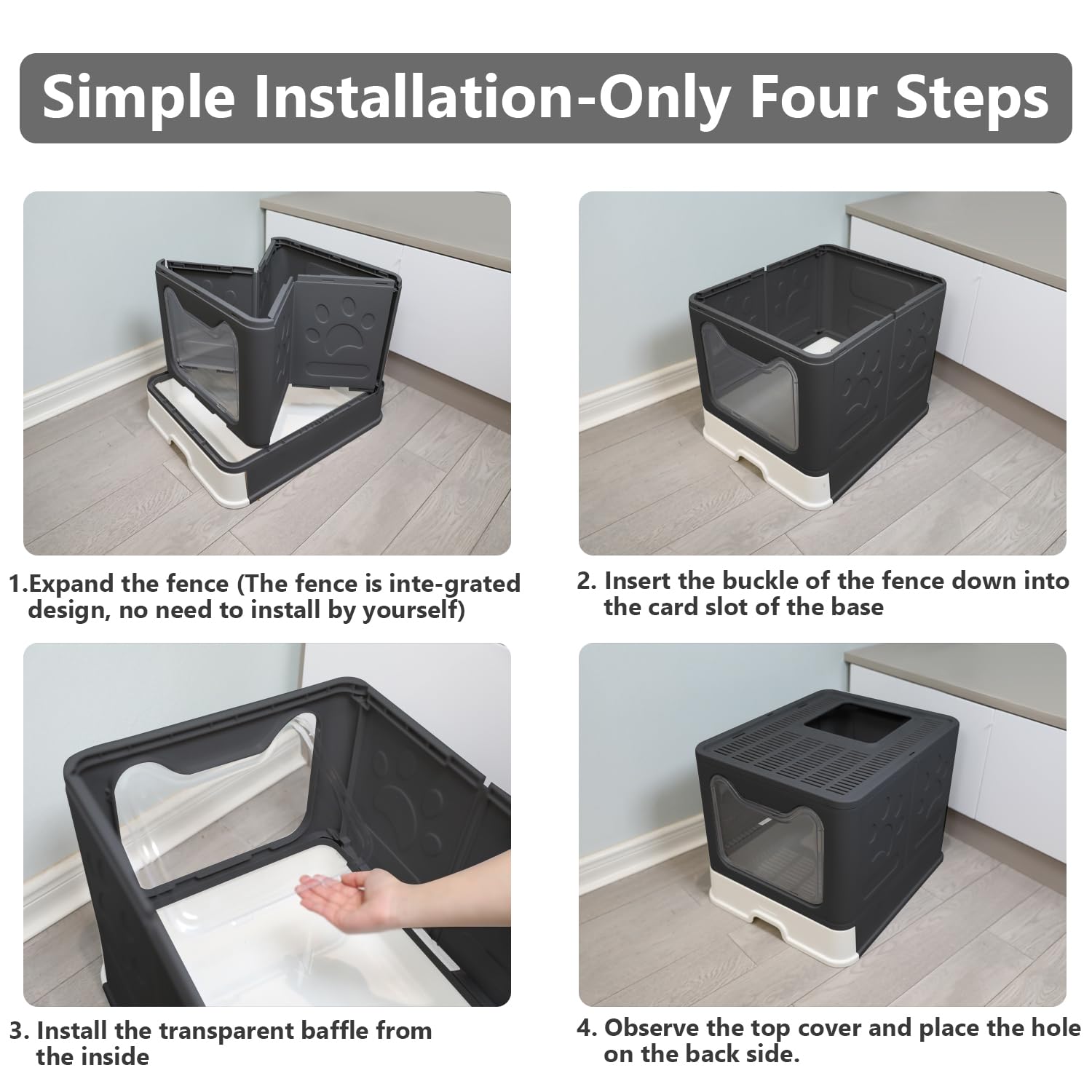 fophop durable PS and PP materials ensure safe, long-lasting use.