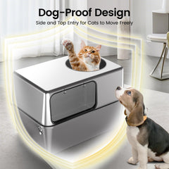 FOPUNB side-entry provides alternative access and odor control.