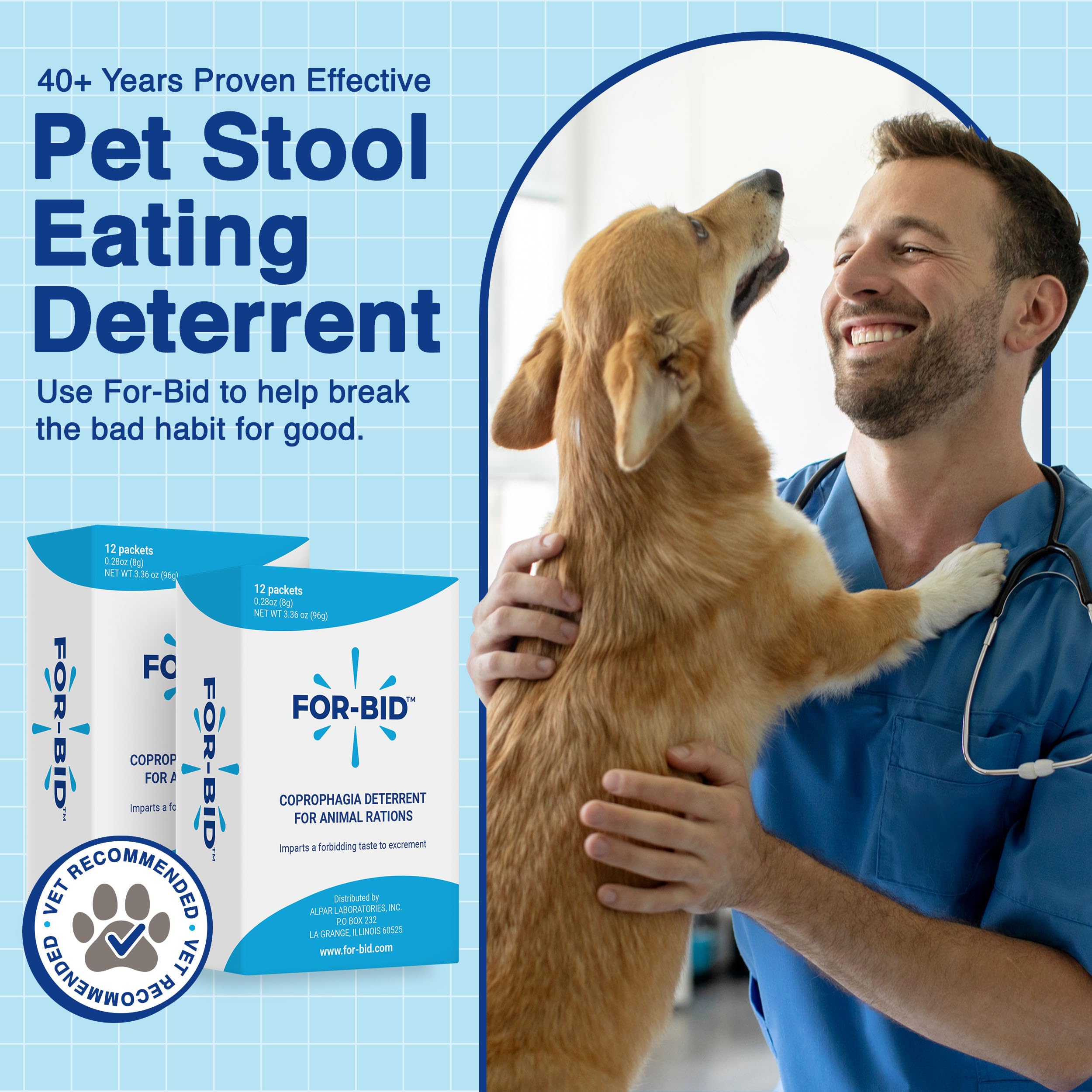 For-Bid scoop applying deterrent powder makes daily use quick and simple.