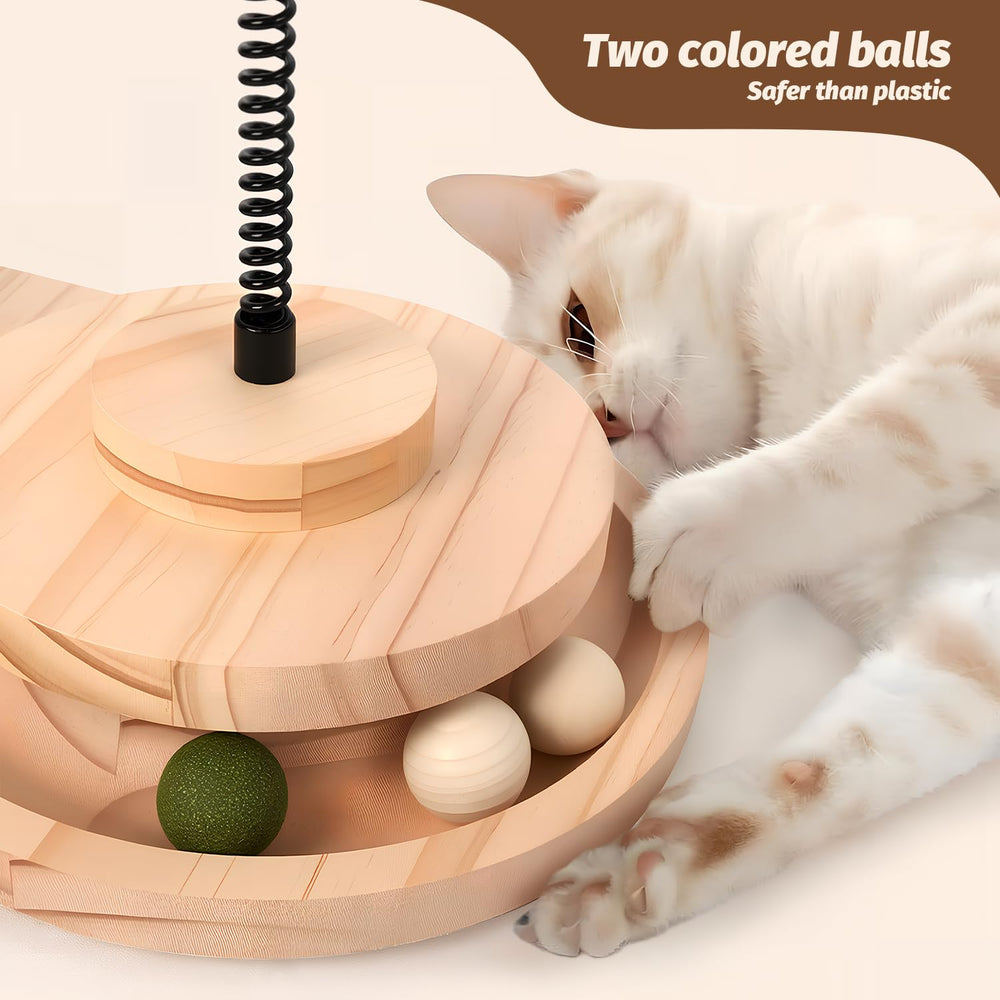 FOR-HI leaky food ball promotes curiosity-driven play for cats.