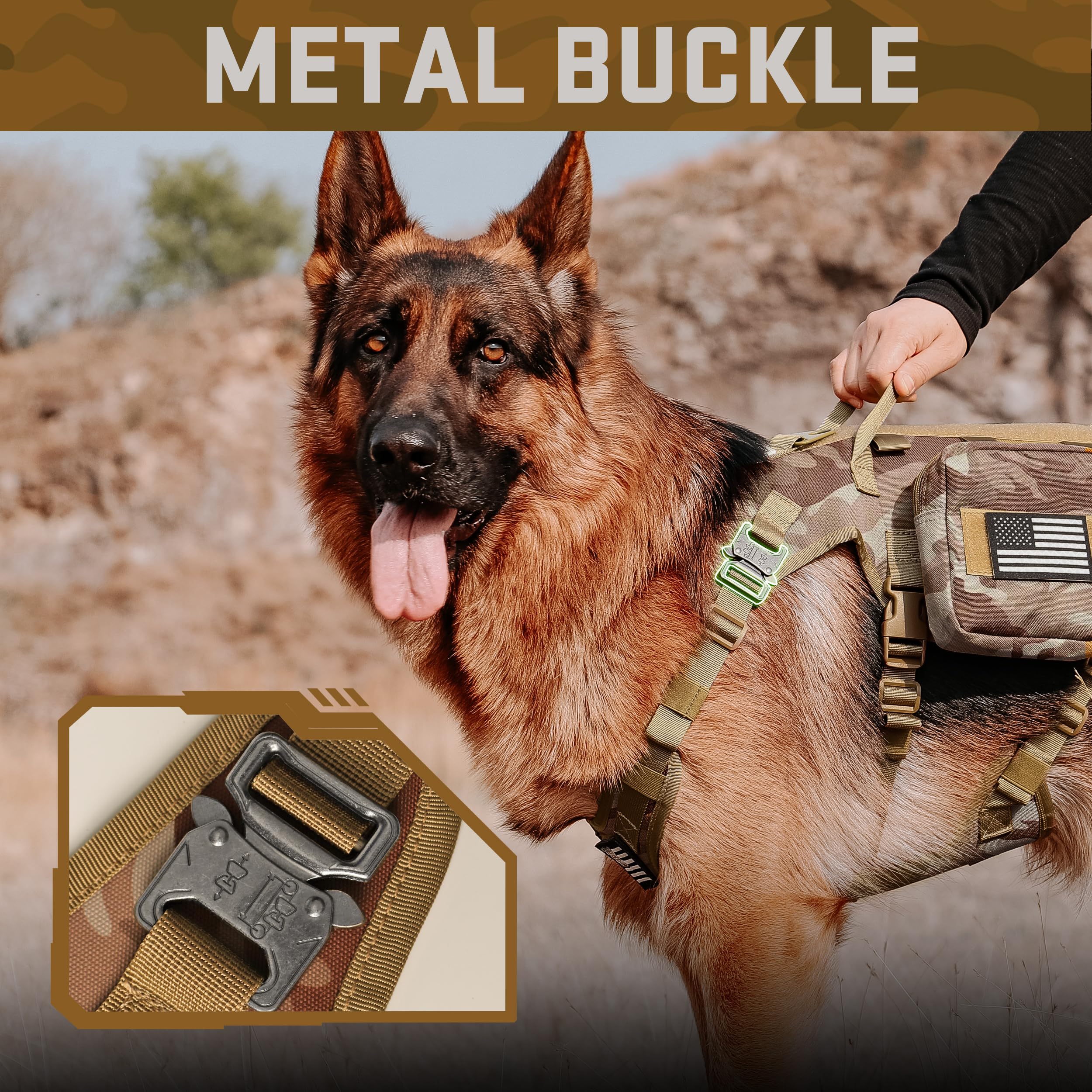 Forestpaw collar with foldable handle and soft lining for comfortable control.