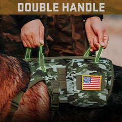 Forestpaw dog harness dual handles for easy lifting in/out of vehicles