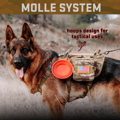 Forestpaw front D ring redirects pulls for safer urban walks.