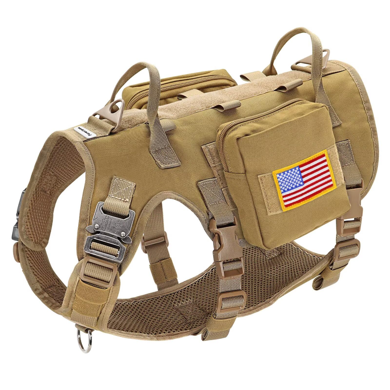Forestpaw harness medium escape-proof design for secure outdoor adventures.