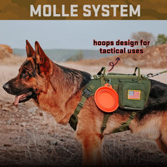 Forestpaw MOLLE backpacks attached for gear storage during hikes