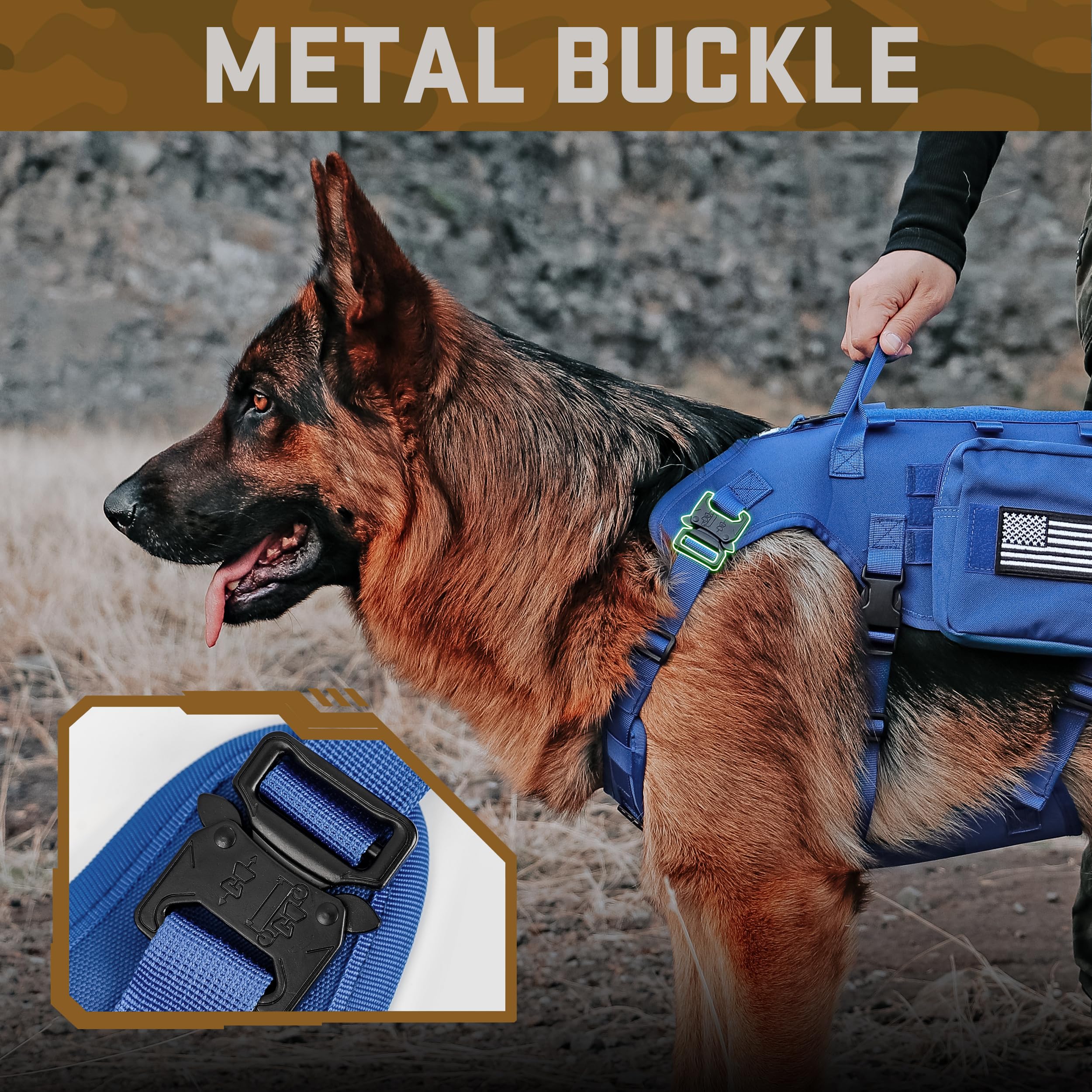 Forestpaw MOLLE packs attachment enables customized gear setup for hikes