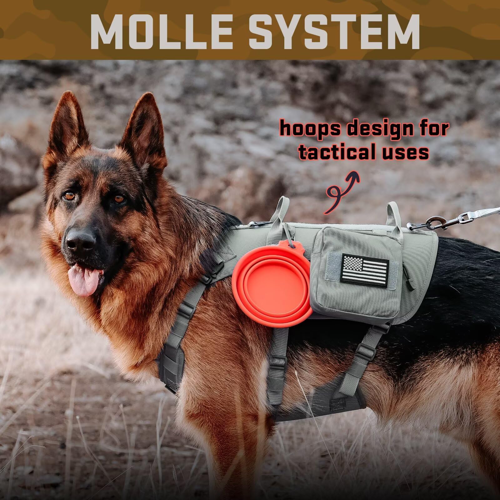 Forestpaw reflective-patches low-light-safety shown on vest for enhanced visibility.